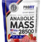 Hipercalórico Anabolic Mass 28500 3kg Profit Labs Sabor Morango