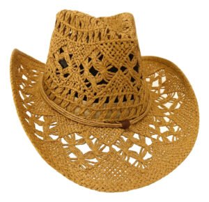 Chapéu Country Colorido Sertanejo Rodeio Shows Moda Cor Marrom-claro Tamanho UN
