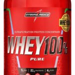 100% Whey 907g (pote) Integralmédica Sabor Baunilha