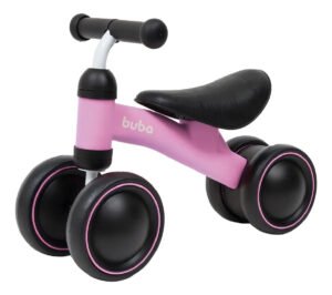 bicicleta infantil de equilibrio sem pedal rosa buba