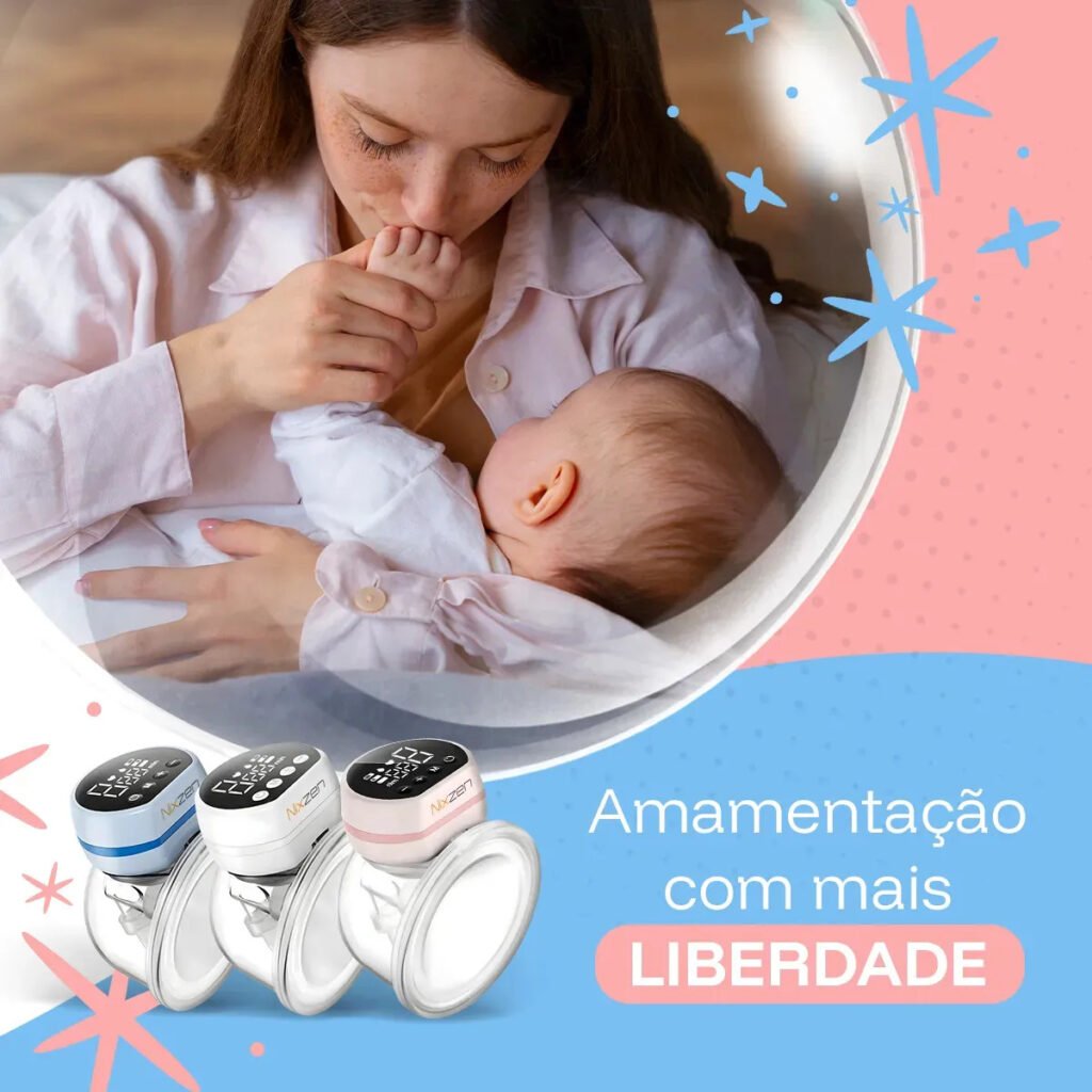 Bomba Materna Portátil Elétrica 24mm Sem Bpa Confortável Prático Bombinha de Tirar Leite Macio Garanta O Melhor Para Seu Bebê Não Precisa Segurar Ou Ficar Apertando Mãos Livres Elétrica Nixzen Branco
