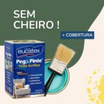 Tinta Peg & Pinte Antimofo Sem Cheiro Cores 1 8 L Eucatex Acabamento Fosco Cor Verde Olinda
