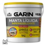 Manta Líquida Impermeabilizante Garin Vedag 12kg Cinza p/ Concreto e Telhados