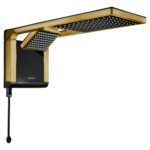 Chuveiro Lorenzetti Acqua Ultra Duo Preto Matte Gold Fosco 5500w 127v