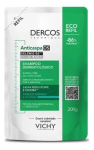 Shampoo Anticaspa Refil Normais a Oleosos com Selênio DS, DS Dercos Vichy, 200ml