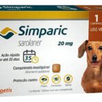 Simparic 20mg Comprimido Antipulgas Carrapatos Cães 5 a 10kg