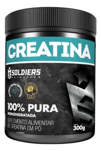 Creatina 300g Suplemento Monohidratada em pó 100% Pura – Soldiers Nutrition