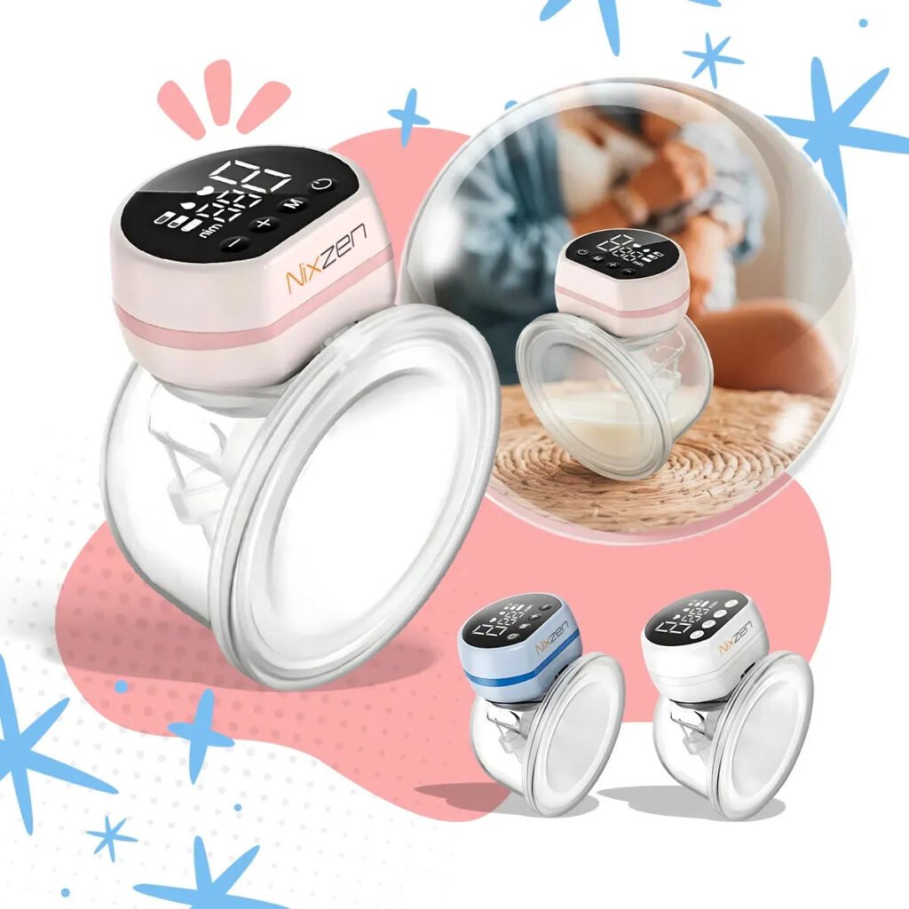 Bomba Materna Portátil Elétrica 24mm Sem Bpa Confortável Prático Bombinha de Tirar Leite Macio Garanta O Melhor Para Seu Bebê Não Precisa Segurar Ou Ficar Apertando Mãos Livres Elétrica Nixzen Branco