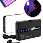 Luz De Preenchimento Led Rgb Para Foto Vídeo Recarregável Iluminador Portátil Retangular