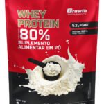 Whey Protein Concentrado 1kg Growth Supplements – Leite em Pó