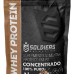 Whey Protein Concentrado 1kg Cookies Soldiers Nutrition