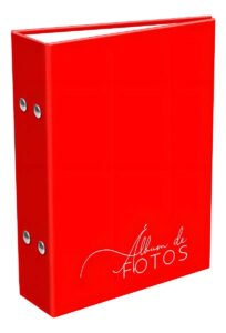 Album Fotográfico 10×15 120 Fotos Vertical 24 Horas Cor Vermelho-coração Cor