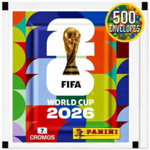 Copa Do Mundo Fifa 2026 – Kit Com 500 Envelopes Panini Oficial (3500 Cromos) Copa Do Mundo 2026
