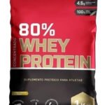 Whey Concentrado 80% Whey Protein – Growth Supplements Sabor Chocolate Branco