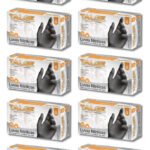 Luvas Descartáveis Antiderrapantes Nitrílicas G Talge Preta Kit 10×100