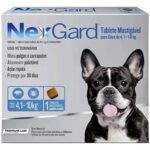 Antipulgas E Carrapatos NexGard Cães 4 a 10kg Comprimido Sabor Carne