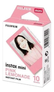 Filme Fujifilm Pink Lemonade Para Instax Mini – 10 Fotos Cor Rosa