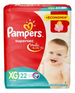 Fraldas Descartáveis Supersec Com 22 Unidades Tamanho XG Pampers
