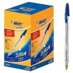 Caneta Esferografica Bic Cristal Azul Caixa 50 Unidades Exterior Transparente