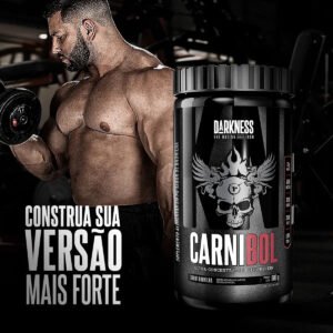 Carnibol 900g Proteína Isolada Da Carne – Darkness Sabor Caramelo Salgado