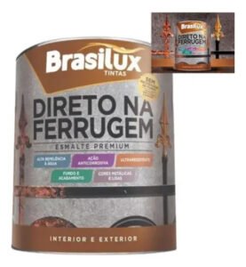 Tinta Para Ferro Direto Ferrugem Branco 900ml Brasilux