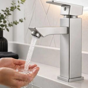 Torneira Bica Banheiro Lavabo Aço Inox 304 Gourmert Monocomando Fria Alta Qualidade Cor Prata – Marca Camperluz
