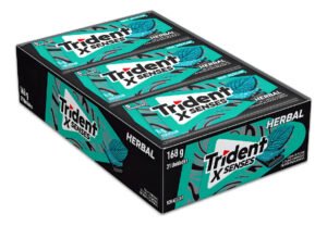 Chiclete Trident Fresh Herbal Sem Açúcar 21 Unidades