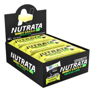 Whey Grego Bar Protein 12 Unidades Grow Thisoldie – Nutrata Sabor Torta De Limão