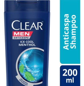 Shampoo Anticaspa Ice Cool Menthol 200ml Clear Men