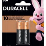 Pilha Alcalina Aa Pequena Duracell Com 2 Unidades
