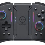 Controle Wireless LinYuvo KS42 Switch/Lite/OLED Preto com Bluetooth e Sensor Movimento