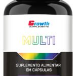 Multivitamínico 120 Cáps. Growth Supplements – Sabor Neutro (Nova Fórmula)