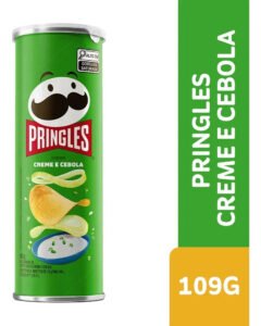 Salgadinho De Batata Creme E Cebola Tubo 109g Pringles