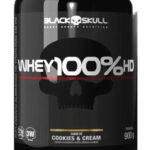 Whey 100% HD Black Skull – 900g (wpc, Wpi E Wph) Sabor Cookies & Cream