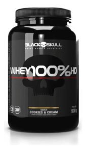 Whey 100% HD Black Skull – 900g (wpc, Wpi E Wph) Sabor Cookies & Cream