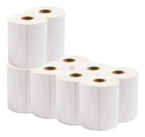 20 Rolos 200 Etiqueta 10×15 100×150 Térmica Adesiva Cor Branco
