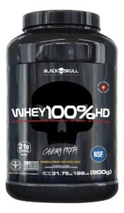 Whey 100% Hd Black Skull – 900g (wpc, Wpi E Wph) Caveira Pre Sabor Cookies