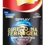 Tinta Esmalte Direto Na Ferrugem Maza Spray 250ml Cores Cor Branco Brilhante
