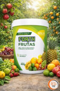 Fertilizante adubo mineral misto forth frutas npk+9 nutrientes 400g