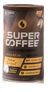 Suplemento SuperCoffee Classic Size Caffeine Army 380g sabor Língua de Gato