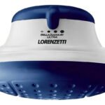 Chuveiro elétrico de parede Lorenzetti Bella Ducha 4T branco/azul 5500W