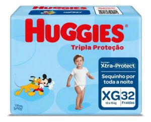 Fralda Huggies Tripla Proteção Xg 32 Unidades