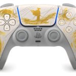 Controle Sem Fio Dualsense Edição Limitada Ouro Ghost Of Yotei Ps5