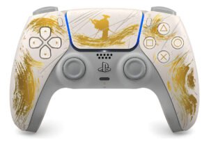 Controle Sem Fio Dualsense Edição Limitada Ouro Ghost Of Yotei Ps5