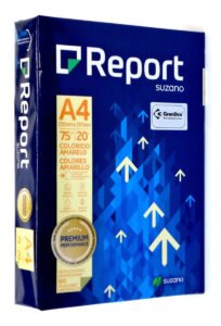 Papel Sulfite Report A4 75g 500 Folhas Amarelo
