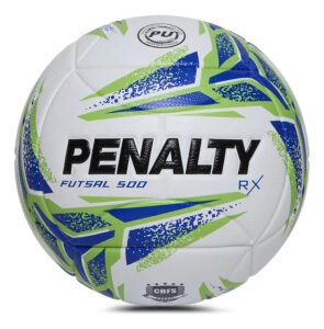 Bola De Futsal Penalty Rx500 521342 Futebol De Salão Cor Lançamento verde e azul