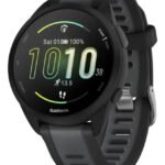 Smartwatch Relógio Garmin Forerunner 165 43mm Preto Mesh Cinza