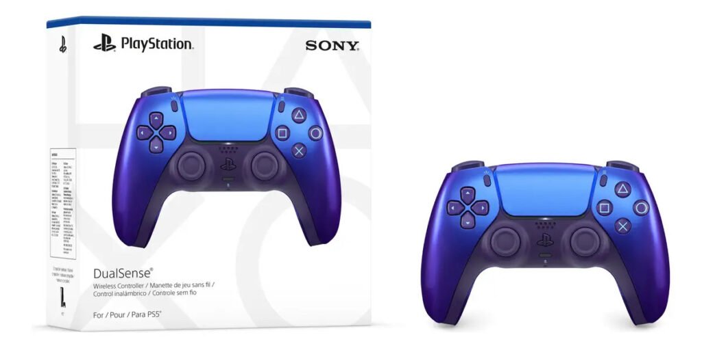 Controle Sem Fio Dualsense Playstation 5 Chroma Indigo Cor Azul