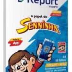 Papel Sulfite Report Seninha 120g A4 Branco 50 Folhas