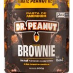 Pasta De Amendoim Com Whey Protein – 600g – Dr. Peanut Sabor Brownie
